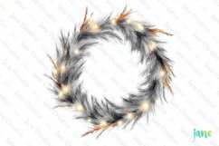 Grass Wreath Christmas Sublimation Product Image 1