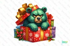 Grumpy Christmas Bears Sublimation Product Image 1