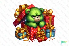 Grumpy Christmas Bears Sublimation Product Image 1