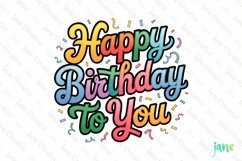 Happy Birthday To You Sublimation Product Image 1