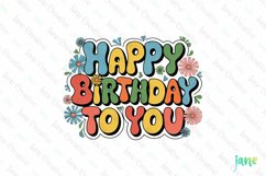 Happy Birthday To You Sublimation Product Image 1