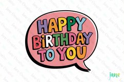 Happy Birthday To You Sublimation Product Image 1