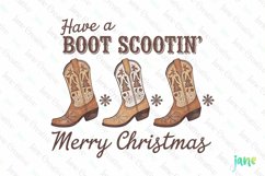 Have A Boot Scootin&#039; Merry Christmas Sublimation Product Image 1