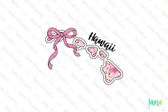Hawaii Floral Coquette PNG - 50 States Design Product Image 1