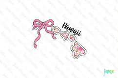 Hawaii Floral Coquette PNG - 50 States Design Product Image 1