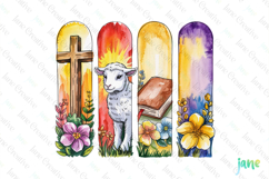 He Is Risen Brushstroke Clipart Product Image 1