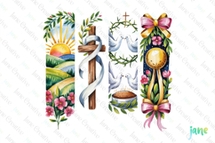 He Is Risen Brushstroke Clipart Product Image 1