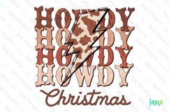 Howdy Howdy Howdy Christmas Sublimation Product Image 1