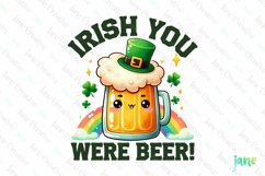 Irish You Were Beer PNG Product Image 1