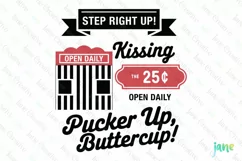 Kissing Pucker Up Buttercup SVG PNG Product Image 1