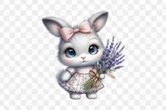 Bunny And Lavender Bouquet Product Image 2