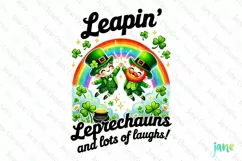 Leapin Leprechauns and Lots Of Laughs PNG Product Image 1