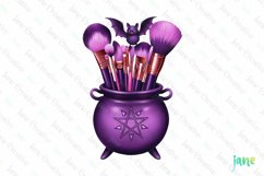 Makeup Brushes Goth Cosmetics Clipart Product Image 1