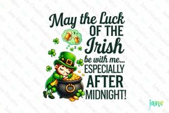 May The Luck Of The Irish Be With Me PNG Product Image 1