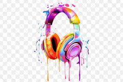 Melting Headphone Watercolor Sublimation Bundle Product Image 8