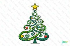 Minimalist Christmas Tree Sublimation Product Image 1