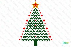 Minimalist Christmas Tree Sublimation Product Image 1