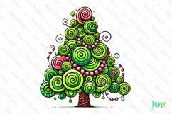 Minimalist Christmas Tree Sublimation Product Image 1