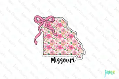 Missouri Floral Coquette PNG - 50 States Design Product Image 1