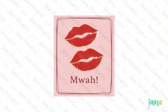 Mwah! Valentine&#039;s Illustration Card Product Image 1