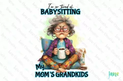 My Mom's Grandkid Funny Woman Quote Product Image 1