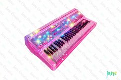 Neon Retro Pink Elements Sublimation Product Image 1