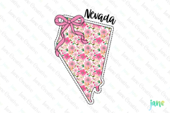 Nevada Floral Coquette PNG - 50 States Design Product Image 1