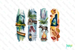 New Hampshire State Brushstroke USA PNG Product Image 1