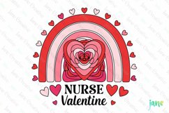 Nurse Valentine’s Day Sublimation Product Image 1