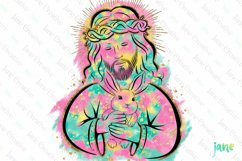 Pastel Christian Easter Sublimation Product Image 1
