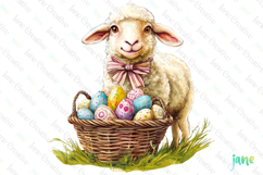Pastel Easter Clipart Sublimation Product Image 1