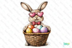 Pastel Easter Clipart Sublimation Product Image 1