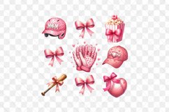 Pink Baseball Mom Sublimation PNG Product Image 2