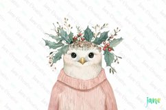 Own Pink Jumper Animals Christmas Clipart Product Image 1