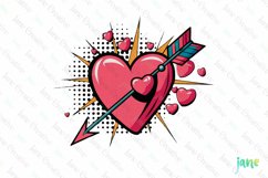 Pop Art Valentines Day Sublimation Product Image 1