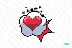 Pop Art Valentines Day Sublimation Product Image 1