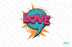 Pop Art Valentines Day Sublimation Product Image 1