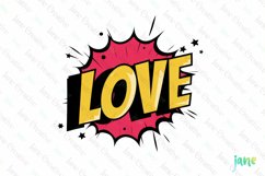 Pop Art Valentines Day Sublimation Product Image 1