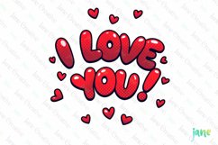 Pop Art Valentines Day Sublimation Product Image 1