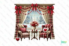 Red Valentine Clipart Sublimation Product Image 1
