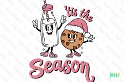 Retro Pink Christmas Quotes Sublimation Product Image 1