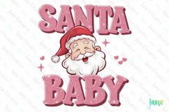 Retro Pink Christmas Quotes Sublimation Product Image 1