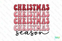 Retro Pink Christmas Quotes Sublimation Product Image 1