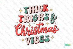 Retro Christmas Quotes Sublimation Product Image 1