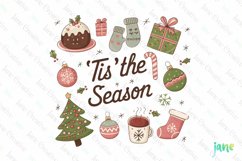 Retro Christmas Quotes Sublimation Product Image 1