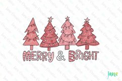 Retro Pink Christmas Quotes Sublimation Product Image 1