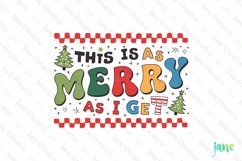 Retro Christmas Quotes Sublimation Product Image 1