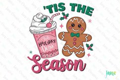 Retro Pink Christmas Quotes Sublimation Product Image 1