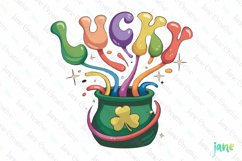 Lucky Retro St Patrick’s Day Sublimation Product Image 1