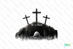 Risen Easter Clipart Sublimation Product Image 1